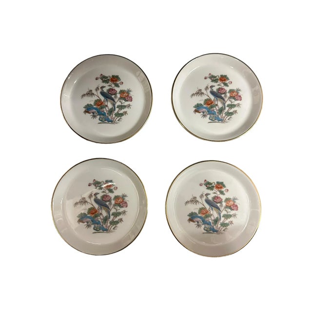 Wedgwood Vintage Wedgwood Kutani Crane Bone China Coasters - Set of 4 For Sale - Image 4 of 9