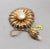 1970s Vintage Signed Napier Goldtone Yellow Cabochon Flower & Bud Brooch For Sale - Image 5 of 8