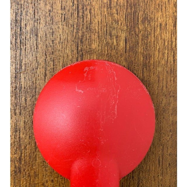 Red Postmodern Minimalist Swiss Salad Servers, Set of 2 For Sale - Image 8 of 17