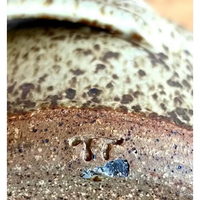 Vintage Boho Studio Pottery Dish For Sale - Image 4 of 7