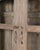 Vintage Indian Glass Armoire | Antique Bleached Wood Cabinet | Wabi Sabi Display Cabinet | Rustic Home Decor For Sale - Image 4 of 6