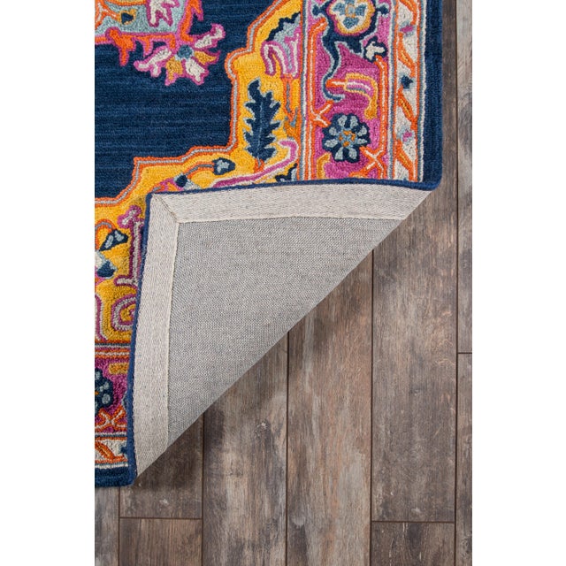 Ibiza Navy Hand Tufted Area Rug 6' X 9' For Sale In Atlanta - Image 6 of 8
