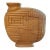 MCM Large Hand-Carved Asymmetrical Wood Art Vase / Sculpture Statement Piece For Sale