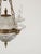 Shabby Chic Antique 5 Light Baccarat Style Empire Brass Crystal Chandelier ~ Pair Available For Sale - Image 3 of 11