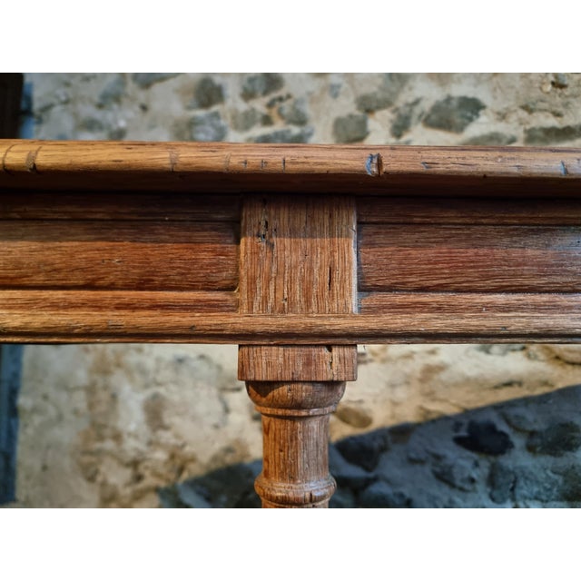 Antique French Oak Drapers Table, 19th Century For Sale - Image 10 of 18