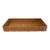 Vintage Woven Wicker Basket Tray For Sale