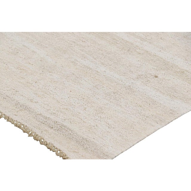 1950s Vintage Kilim in White and Beige Tones, From Rug & Kilim For Sale - Image 5 of 7