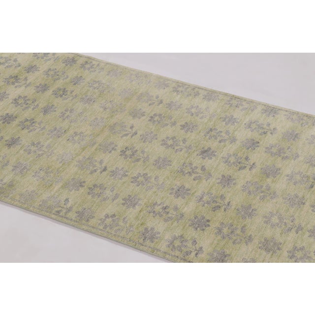 Hand-knotted in a luxurious blend of wool and natural silk, this 3x5 rug is a sophisticated expression of Rug & Kilim’s...