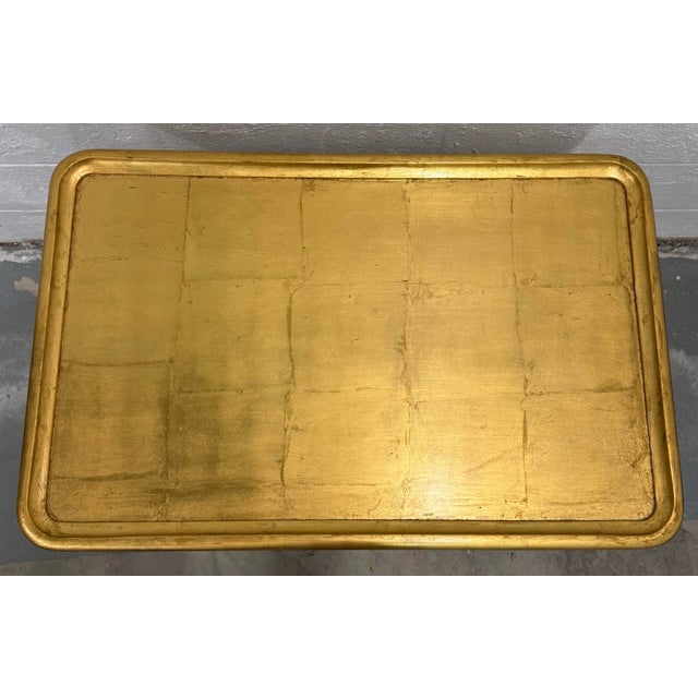 Vintage Louis XV Style/ Reproduction Giltwood Side Table For Sale - Image 9 of 12