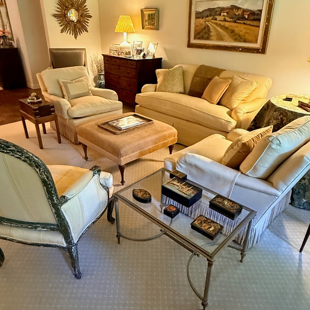 Petite Bench Seat Sofa For Sale - Image 10 of 14