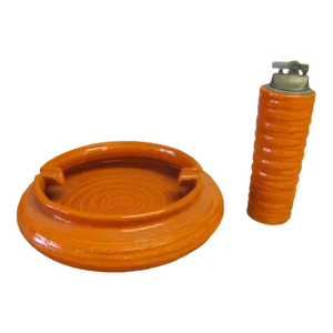 1960s Rosenthal Netter Bitossi Londi Ashtray & Lighter Set- 2 Pieces