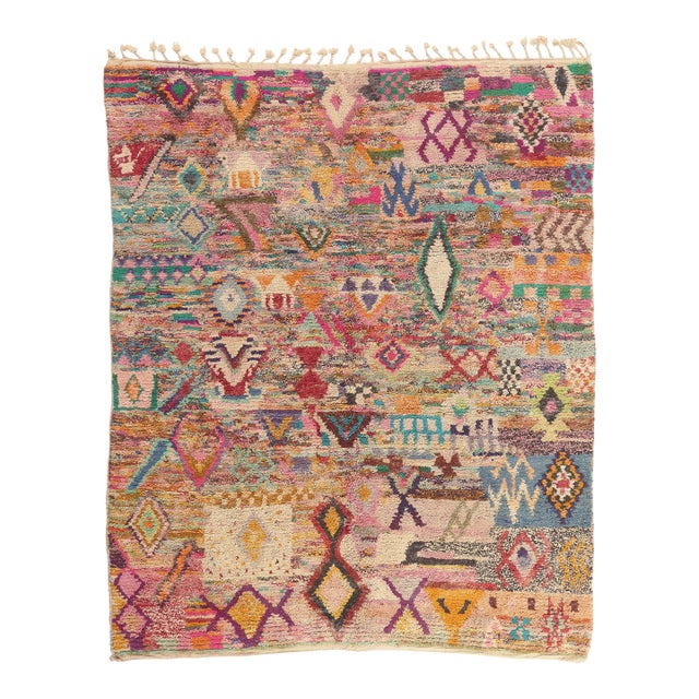 Contemporary Boujad Moroccan Rug, 10'00 X 12'07 For Sale