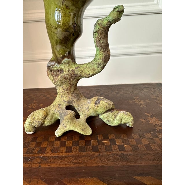 Vintage 1999 Brutalist Ceramic Handmade Sculpture For Sale - Image 12 of 18