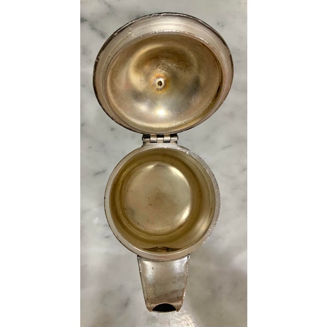 Vintage Savoy Hilton Hotel Silver Soldered Teapot, 16 Oz. International Silver Co. Hotelware for Collectors, Tea Time, Vintage Vignettes - See Pics! For Sale - Image 9 of 10