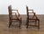 Pair of English Early 19th Century Plank Seat Chairs with Scrolling Arms For Sale In Atlanta - Image 6 of 12