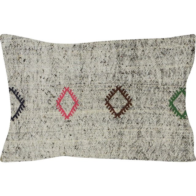 Traditional 1960s Turkish Rag Pillow For Sale - Image 3 of 3