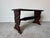 Vintage Italian Renaissance-Style Hand-Carved Wood Coffee Table / Bench For Sale - Image 9 of 12
