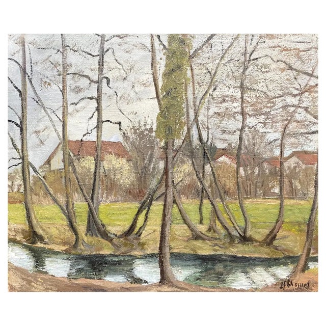 Jean-François Chomel, Vesegnin, Ain, 1963, Oil on Canvas For Sale