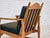 Scandinavian Lounge Chair in Green Wool and Oak, 1970s For Sale - Image 4 of 18