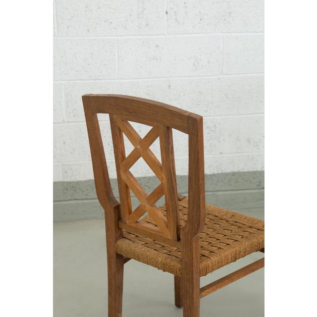 Wood Vintage Italian Dining Chairs by Paolo Buffa, 1950, Set of 8 For Sale - Image 7 of 10