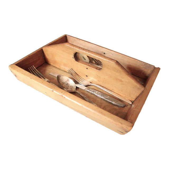 Antique French Flatware Caddy Chairish