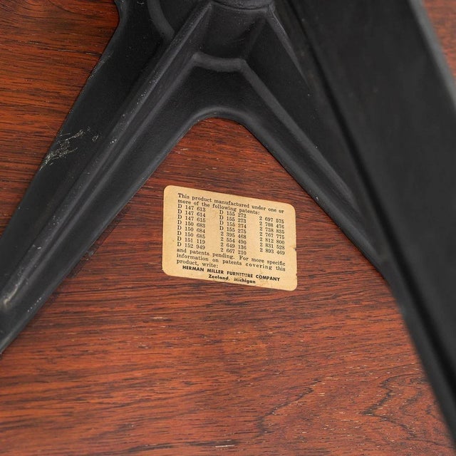 1990 Herman Miller Eames Lounge Chair & Ottoman (670/671) in Brazilian Rosewood For Sale In Dallas - Image 6 of 6