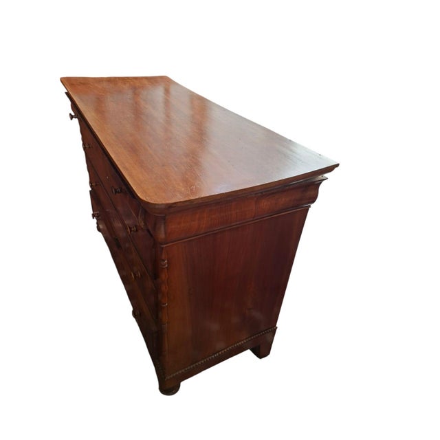 Chest of Drawers in Walnut, 1890 For Sale - Image 11 of 18
