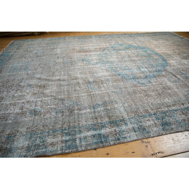 Vintage Distressed Oushak Carpet - 7'6" X 10'8" For Sale - Image 10 of 13