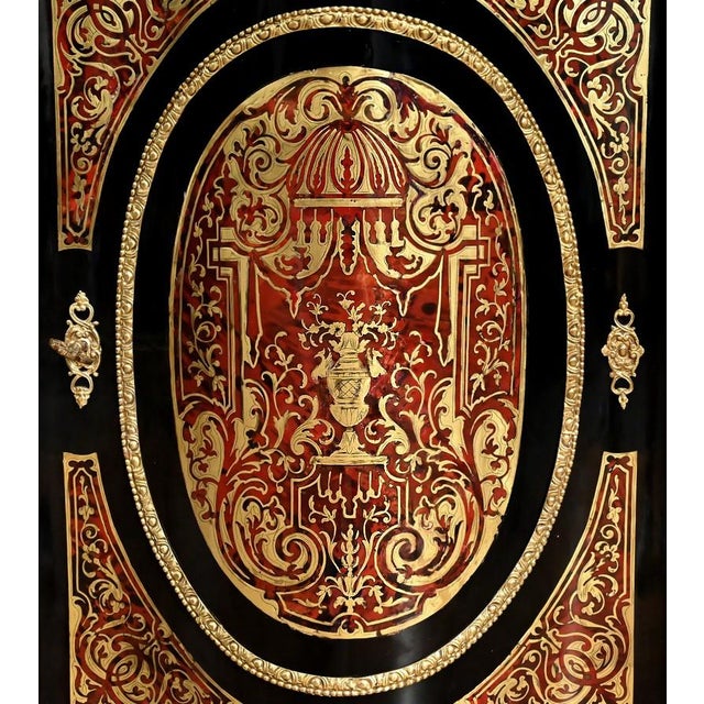 19th Century Napoleon III Boulle Marquetry Console Table from Maison Coignerai For Sale - Image 12 of 18