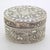 Vintage Italian Oval Tall Silver 800 Pill Trinket Snuff Box, 1980s For Sale - Image 4 of 14