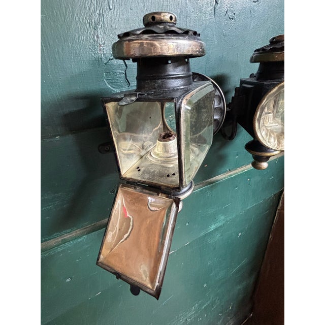 Mid 19th Century Carriage Lamps - a Pair For Sale - Image 12 of 12