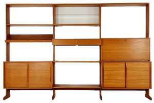 Danish Teak Room Divider from L CHR Larsen & Søn, 1960s