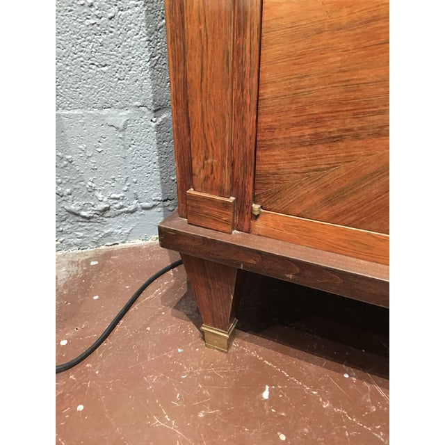 French Mid-Century Modern Rosewood Bar For Sale - Image 11 of 12