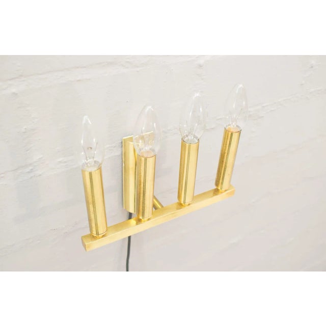 Gilded Wall Lights, 1960s, Set of 2 For Sale - Image 4 of 8