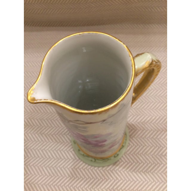 Limoges, France Antique Limoges Platter & Matching Pitcher/Tankard With a Grape Motif (Antique, From the 1800's) For Sale - Image 4 of 9