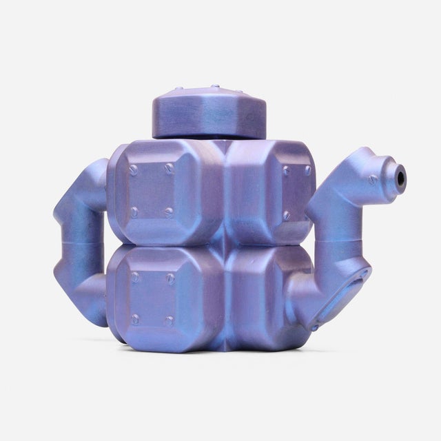 Steven Montgomery Trompe l’Oeil Teapot, 1990 Painted earthenware 8½ h × 13¼ w × 7 d in (22 × 34 × 18 cm) Incised signature...