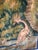 Green French Aubusson Chinoiserie Verdure Tapestry Pagoda and Three Birds 18 Century For Sale - Image 8 of 13