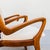 Wood Restored 1950s Brown Saltman Solid Mahogany Dining Chairs in Edelman Leather For Sale - Image 7 of 18
