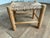 Wood Small Vintage Pine Stool with Rush Seat, 1960s For Sale - Image 7 of 9