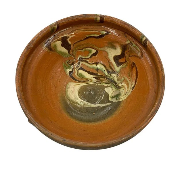 Mid 20th Century Vintage Hungarian Folk Art Decorative Bowl For Sale - Image 5 of 6