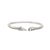 Ladies 18k White Gold 5.84ct Princess Cut Diamond Tennis Bracelet For Sale In Houston - Image 6 of 8
