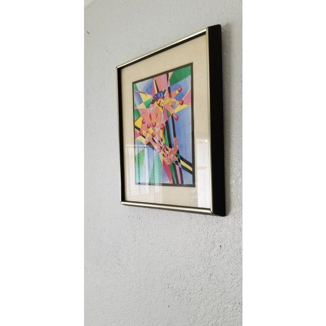 1977Ronnie Postmodern Geometric Abstract Painting/ Sold For Sale - Image 4 of 11