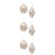 2020s Glass Ornament Set (Set of 6) For Sale - Image 5 of 5