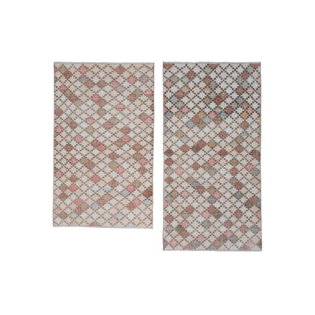 Distressed Pair Turkish Sparta Rug 3'10" X 6'2" For Sale - Image 13 of 13