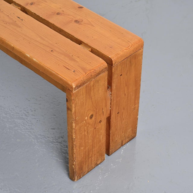 Pine Bench from Les Arcs, France, 1973 For Sale - Image 6 of 11