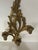 Gold Vintage Hollywood Regency Gold Three-Arm Wall Sconce, Syroco Style For Sale - Image 8 of 12