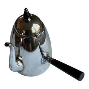 Silver-Plate Hot Chocolate Pot