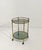 Bamboo-Effect Brass Food Trolley with Two Smoked Glass Shelves, 1960s For Sale - Image 6 of 10