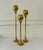 1950s 1950s Brass Candlesticks - Set of 3 For Sale - Image 5 of 7