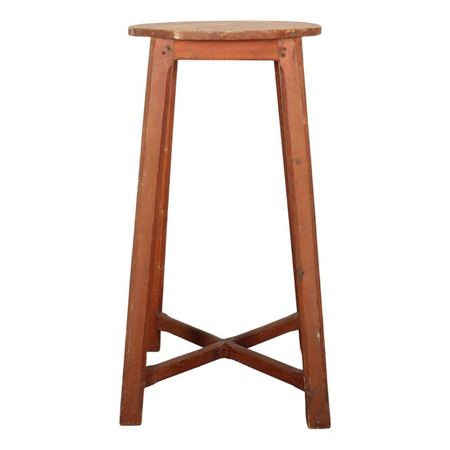 Tall Original Painted Sculptors Stand, 1890s For Sale